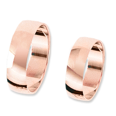 Trauring aus Rotgold 585
