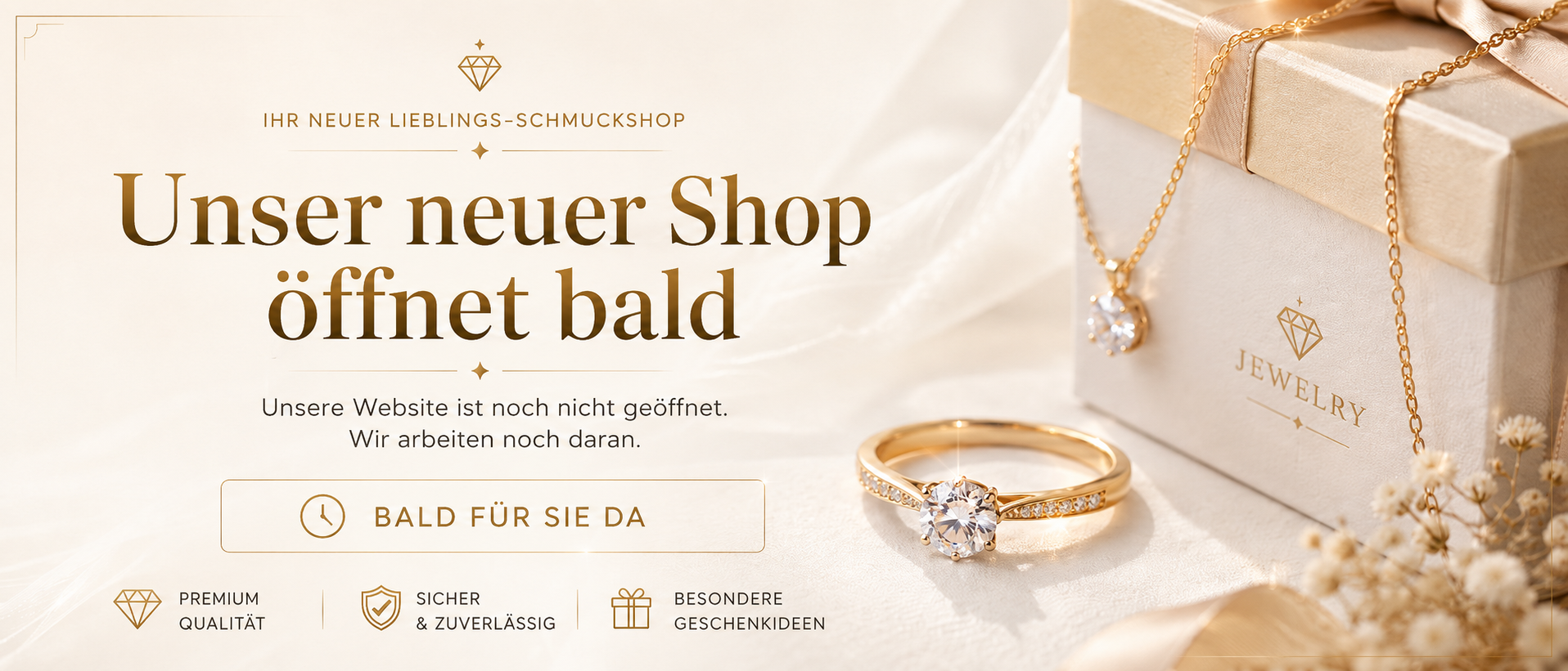 Unser neuer Shop öffnet bald